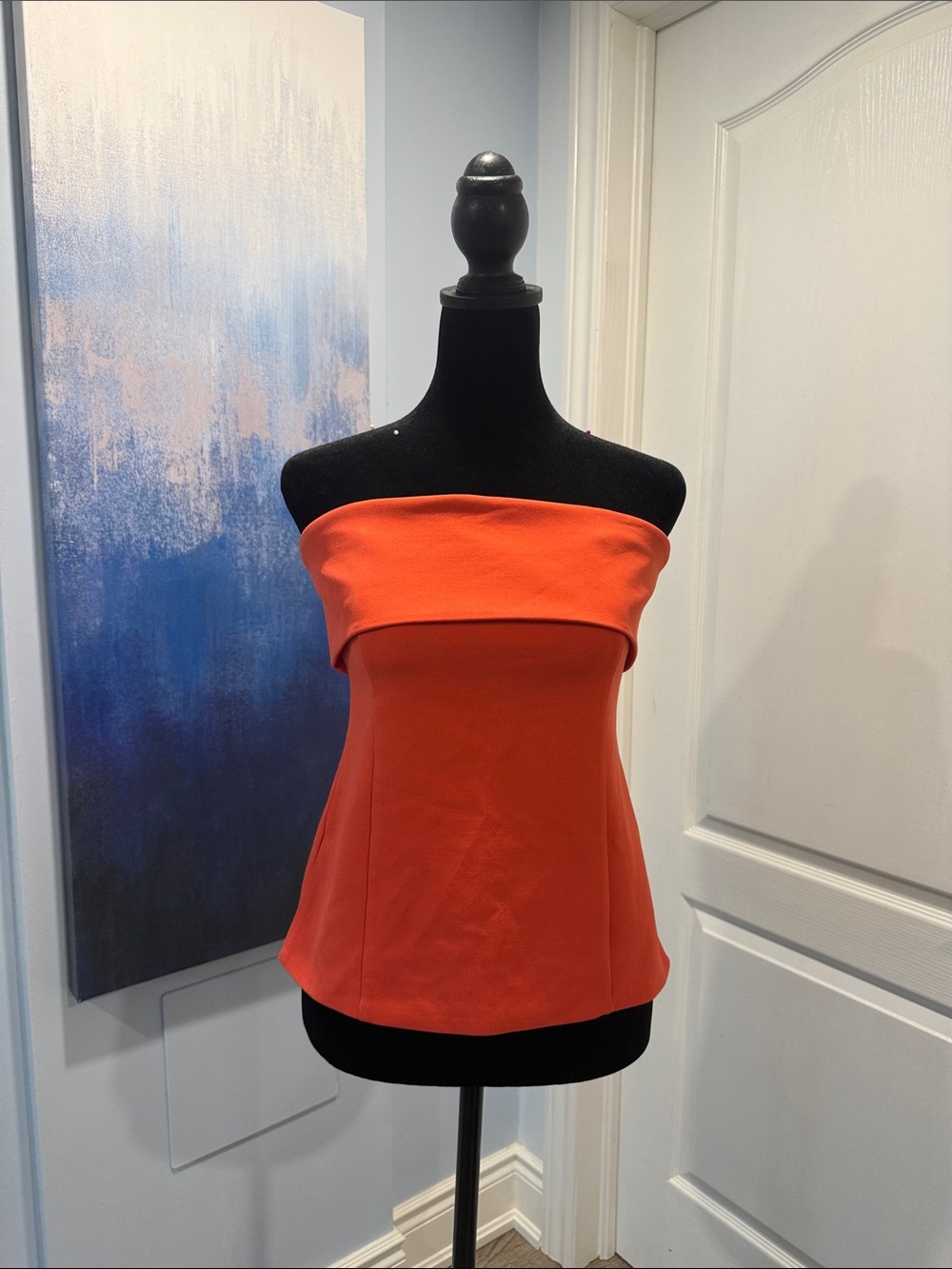 Babaton Off-Shoulder Red Women's Top